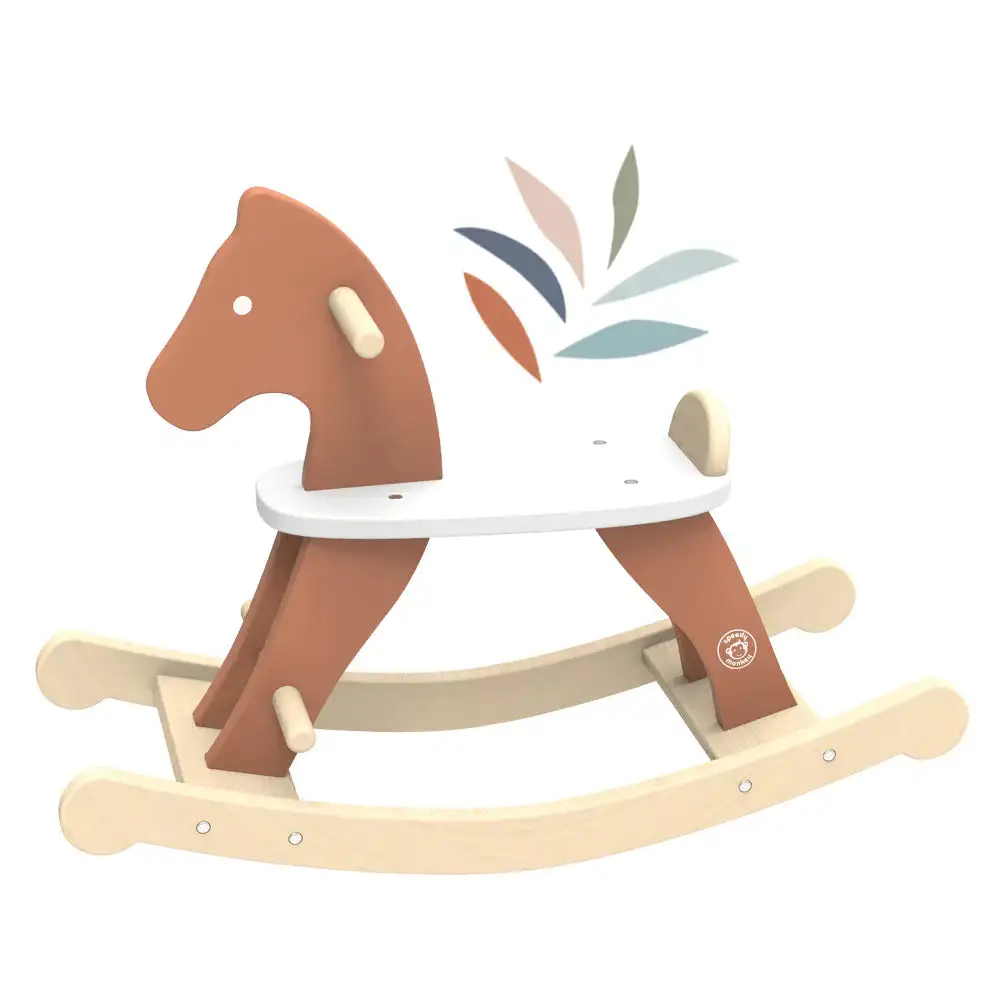 Speedy Monkey Wooden Balance Horse - Image 2