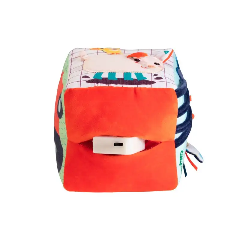Cubo de actividades con sonidos granja Lilliputiens - Imagen 6