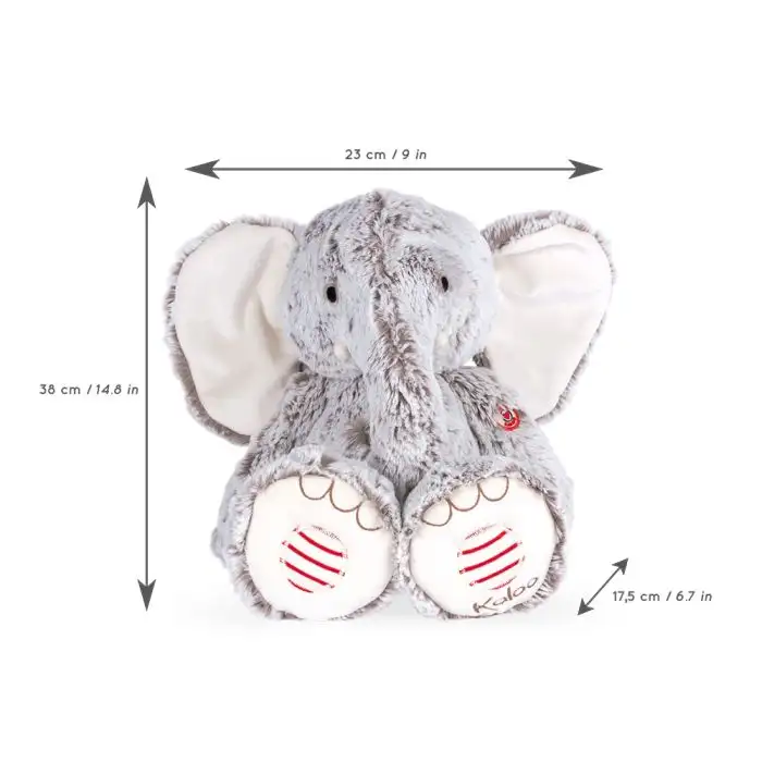 Elefante era el prestigio gris de 38 cm Kaloo - Imagen 3