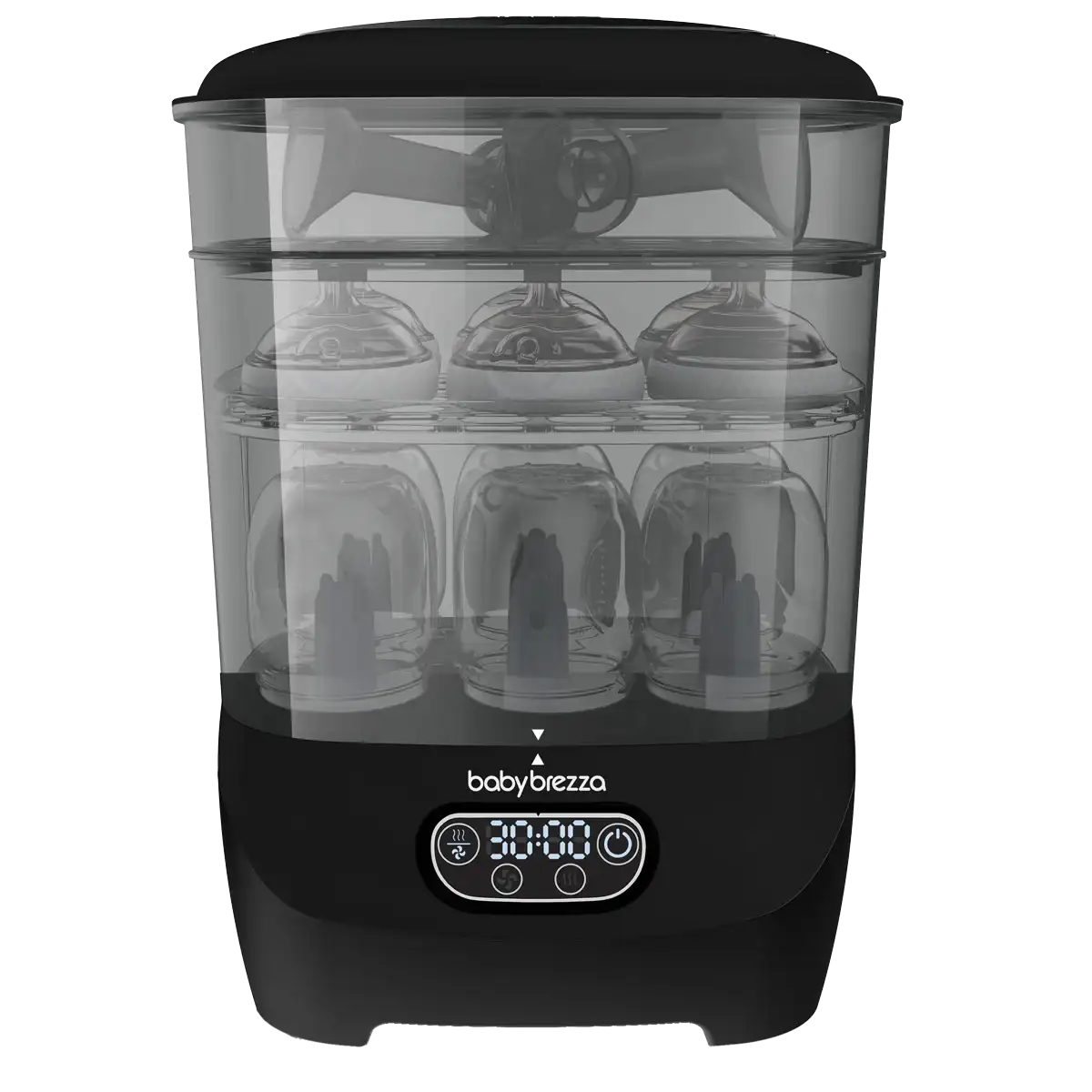 Sterilizer and bottle dryer in a single step Baby Brezza