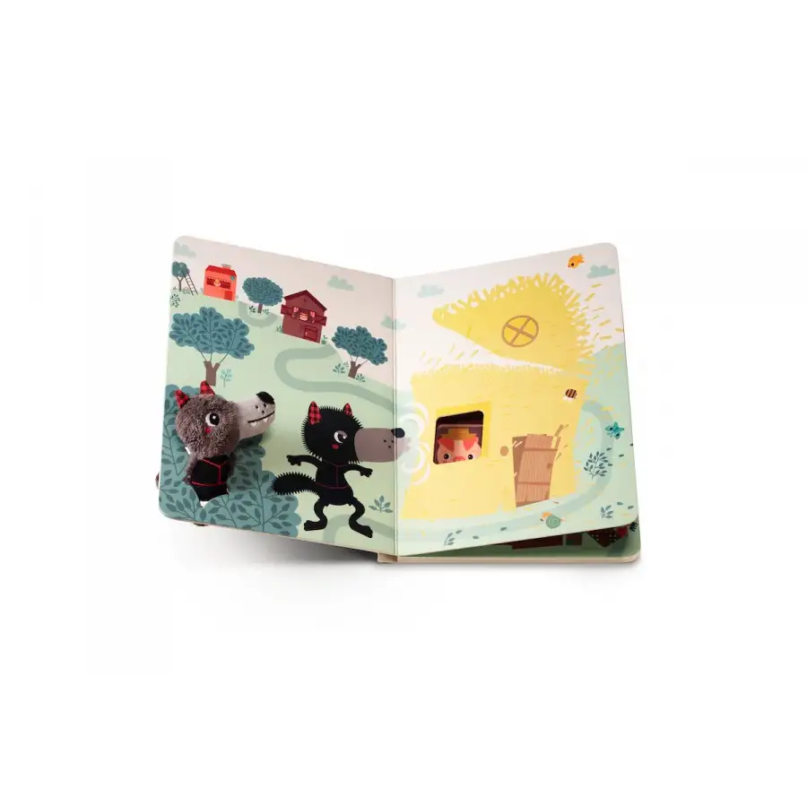 The Wolf Tour book and the 3 Lilliputiens pigs - Image 2