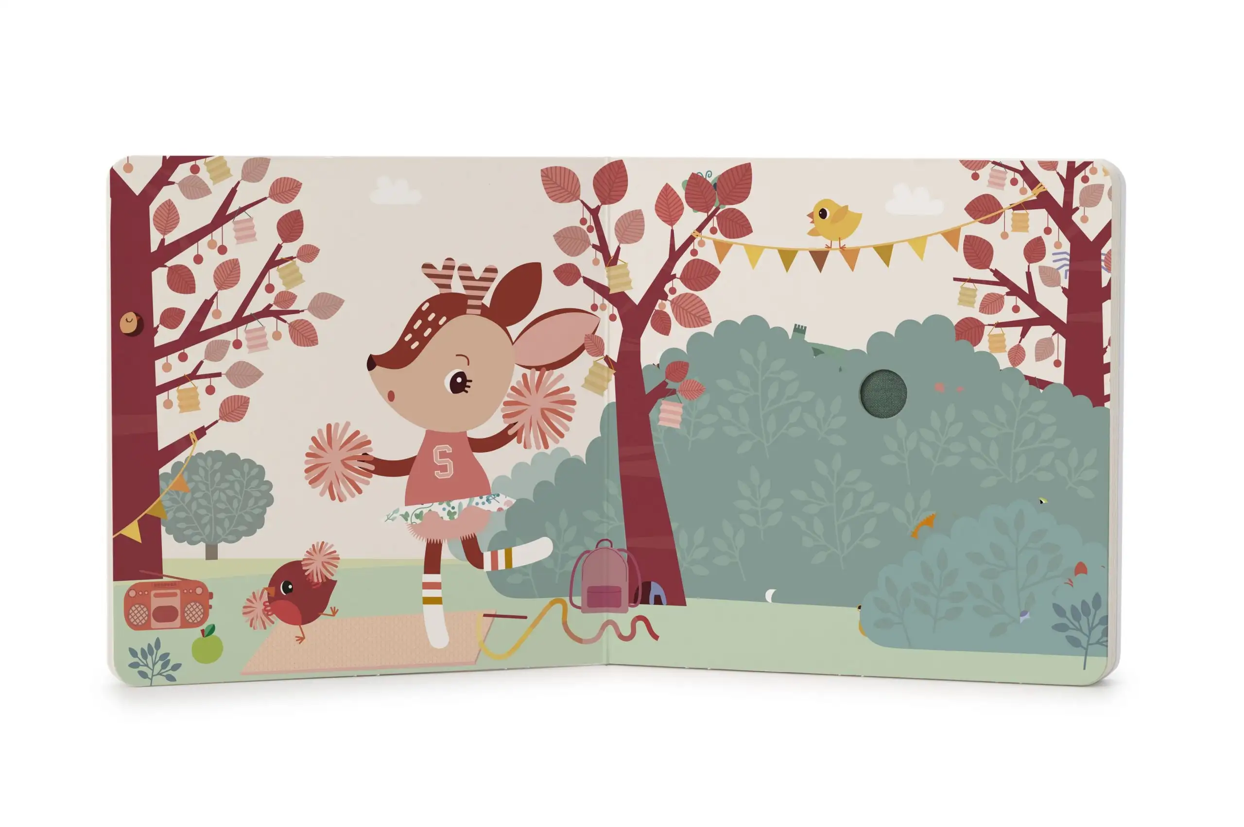 Libro de sonidos y texturas "Happy Forest" Lilliputiens - Imagen 3