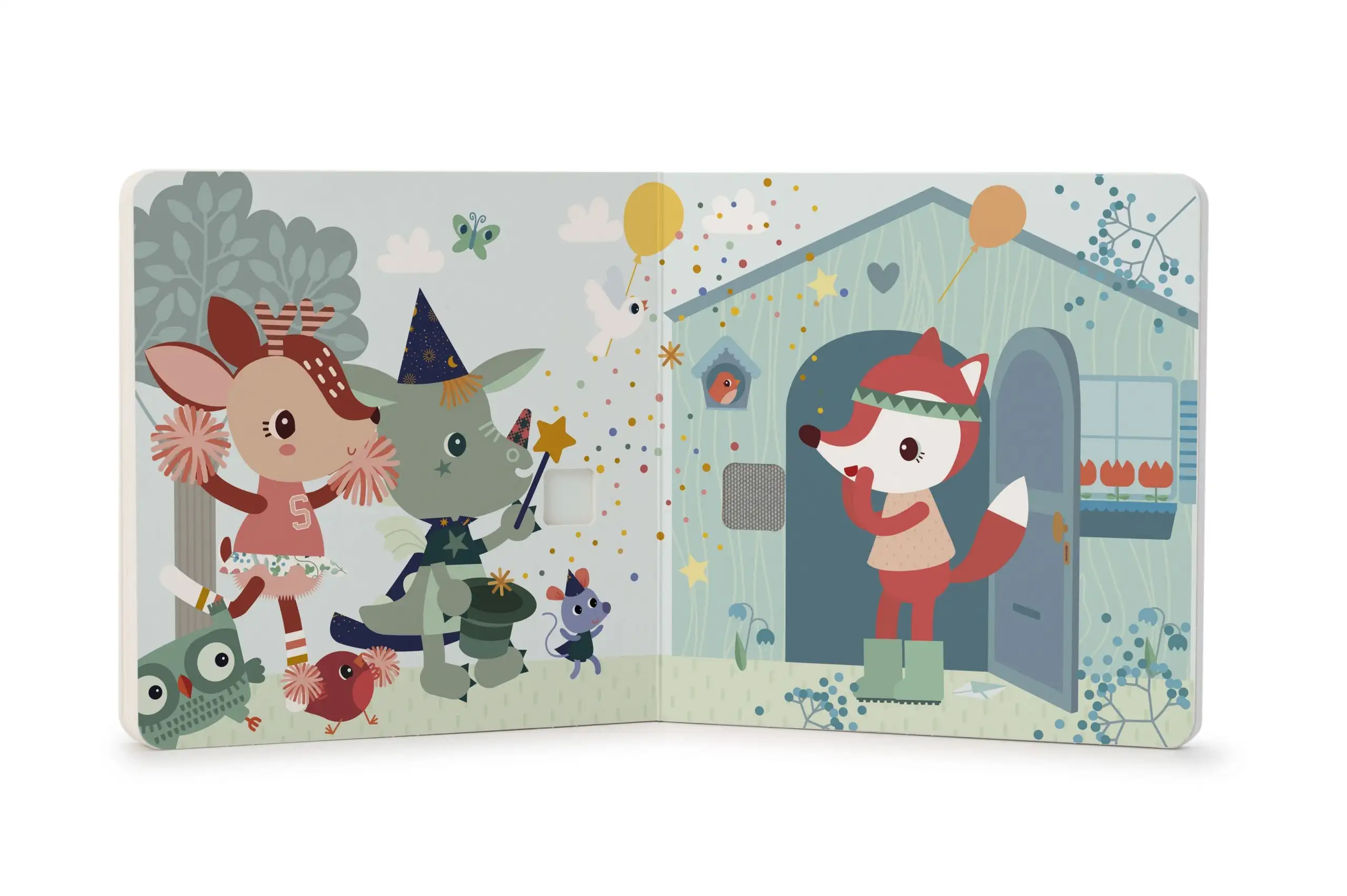 Libro de sonidos y texturas "Happy Forest" Lilliputiens - Imagen 8