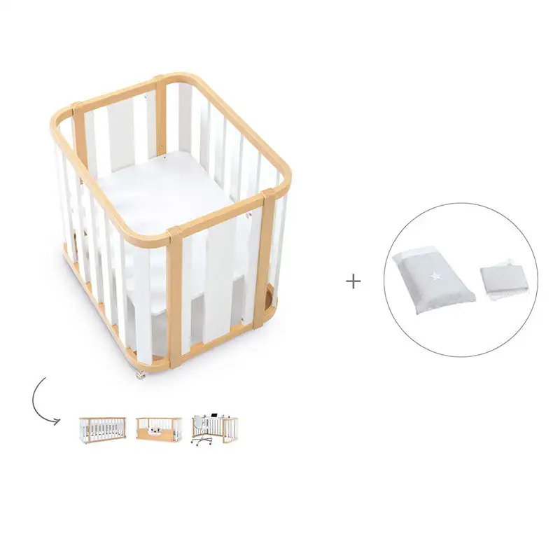 Minicuna-Cuna-Cama-Decritory (4n1) Wood/White · Create Plus Tres · Alondra - Image 15