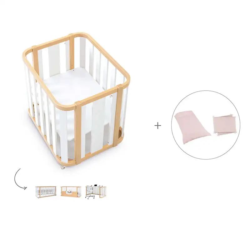 Minicuna-Cuna-Cama-Decritory (4n1) Wood/White · Create Plus Tres · Alondra - Image 19