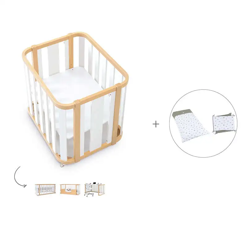 Minicuna-Cuna-Cama-Decritory (4n1) Wood/White · Create Plus Tres · Alondra - Image 23
