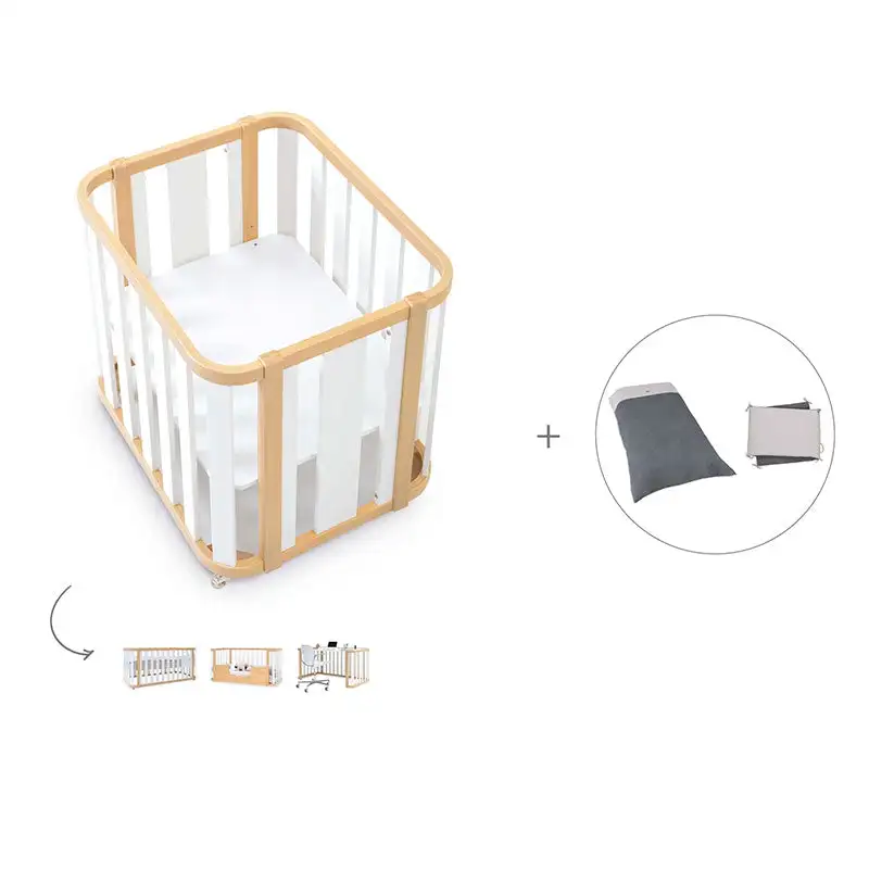 Minicuna-Cuna-Cama-Decritory (4n1) Wood/White · Create Plus Tres · Alondra - Image 26