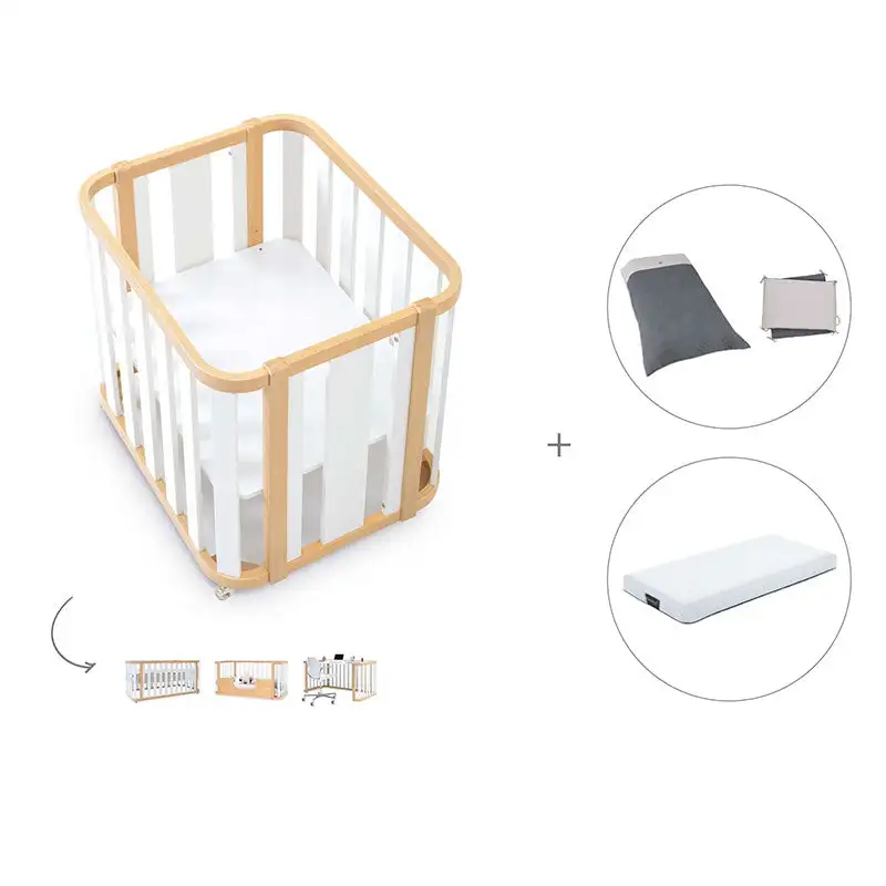 Minicuna-Cuna-Cama-Decritory (4n1) Wood/White · Create Plus Tres · Alondra - Image 27