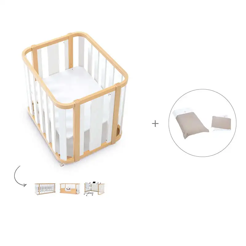 Minicuna-Cuna-Cama-Decritory (4n1) Wood/White · Create Plus Tres · Alondra - Image 32