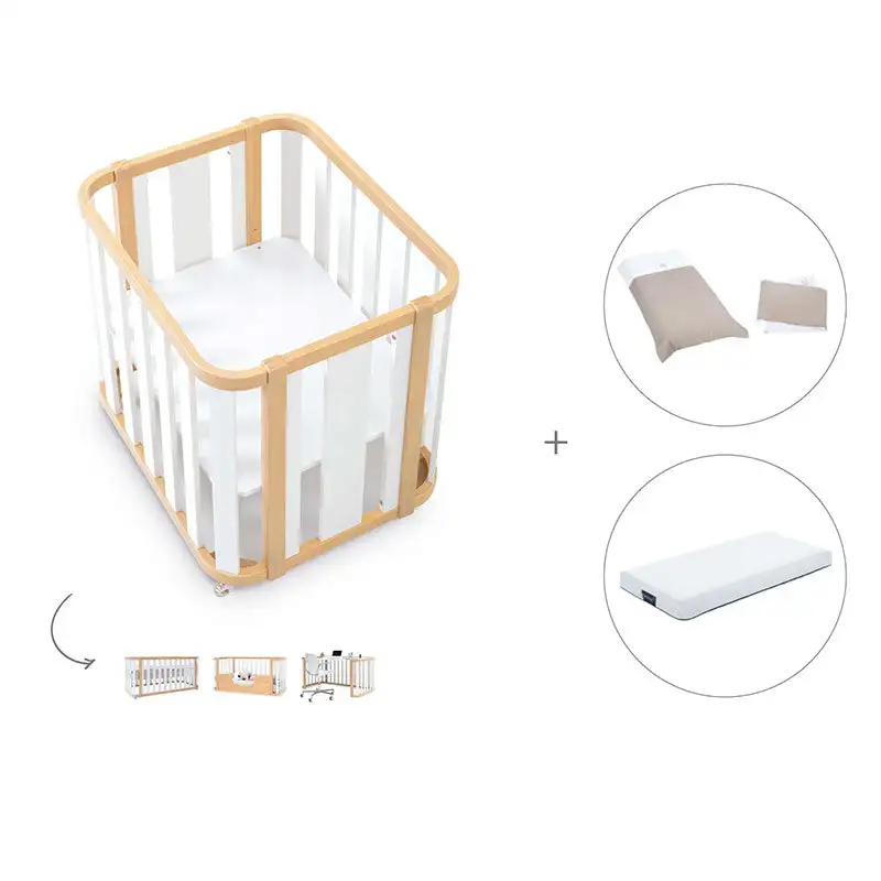 Minicuna-Cuna-Cama-Decritory (4n1) Wood/White · Create Plus Tres · Alondra - Image 33