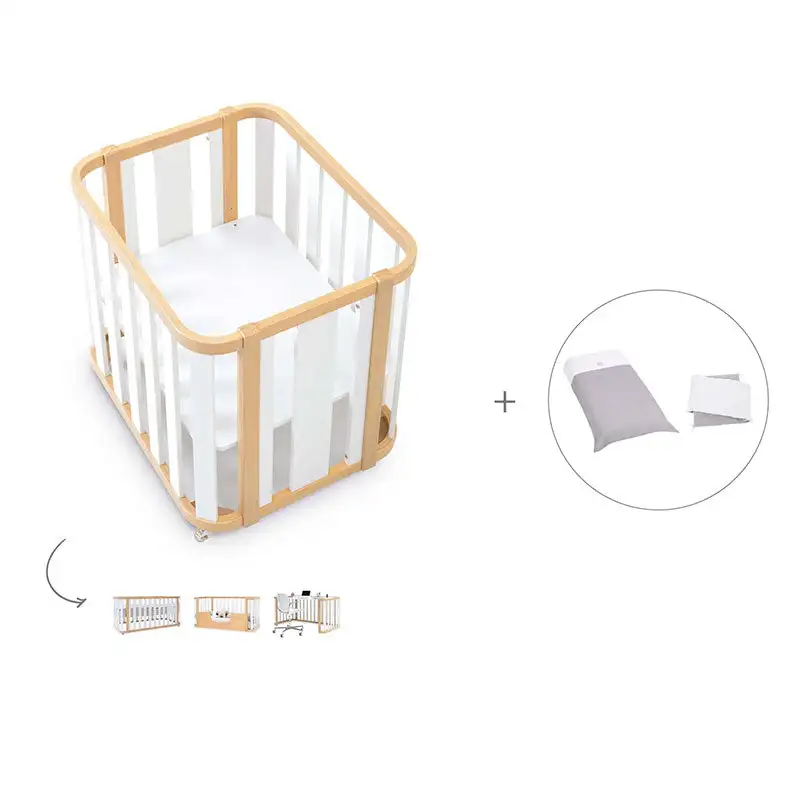 Minicuna-Cuna-Cama-Decritory (4n1) Wood/White · Create Plus Tres · Alondra - Image 35