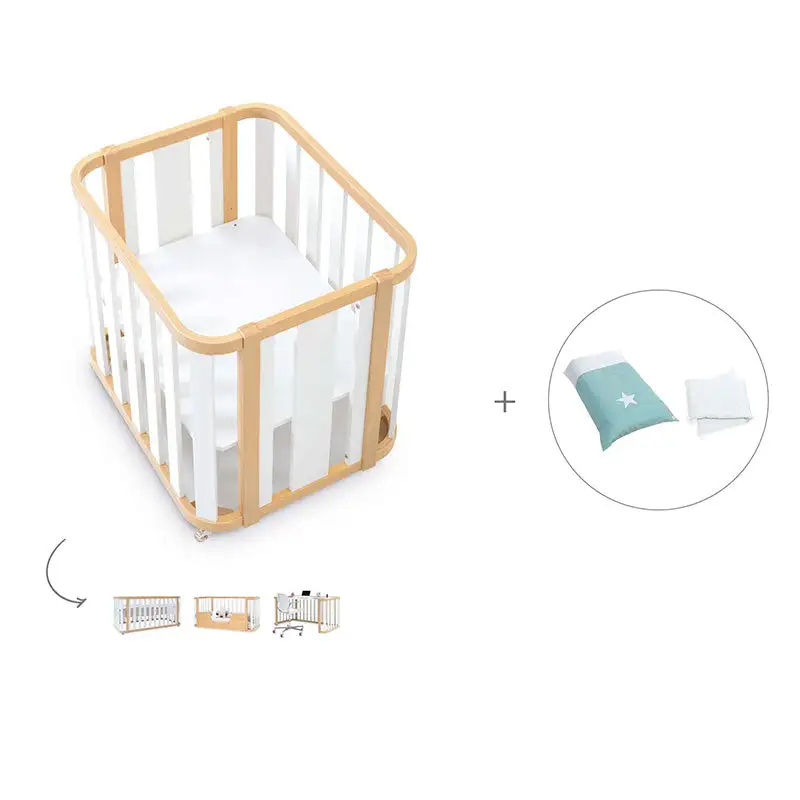 Minicuna-Cuna-Cama-Decritory (4n1) Wood/White · Create Plus Tres · Alondra - Image 36