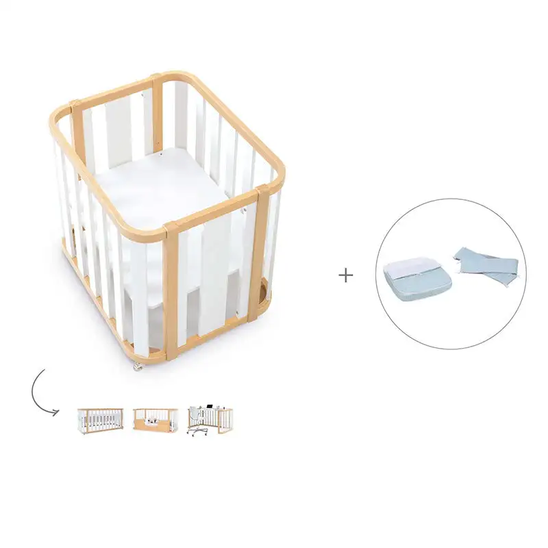 Minicuna-Cuna-Cama-Decritory (4n1) Wood/White · Create Plus Tres · Alondra - Image 38