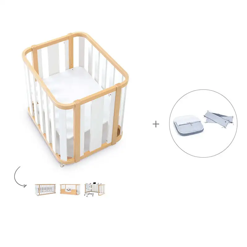 Minicuna-Cuna-Cama-Decritory (4n1) Wood/White · Create Plus Tres · Alondra - Image 46