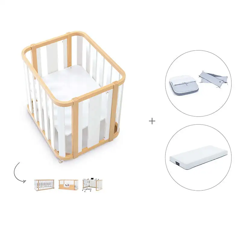Minicuna-Cuna-Cama-Decritory (4n1) Wood/White · Create Plus Tres · Alondra - Image 47