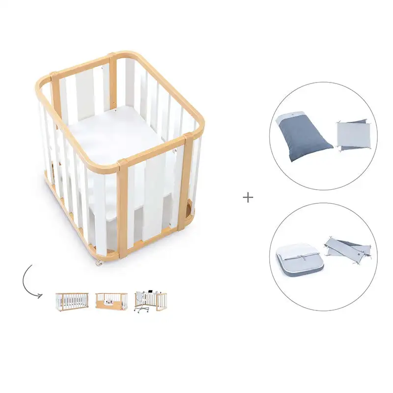 Minicuna-Cuna-Cama-Decritory (4n1) Wood/White · Create Plus Tres · Alondra - Image 49