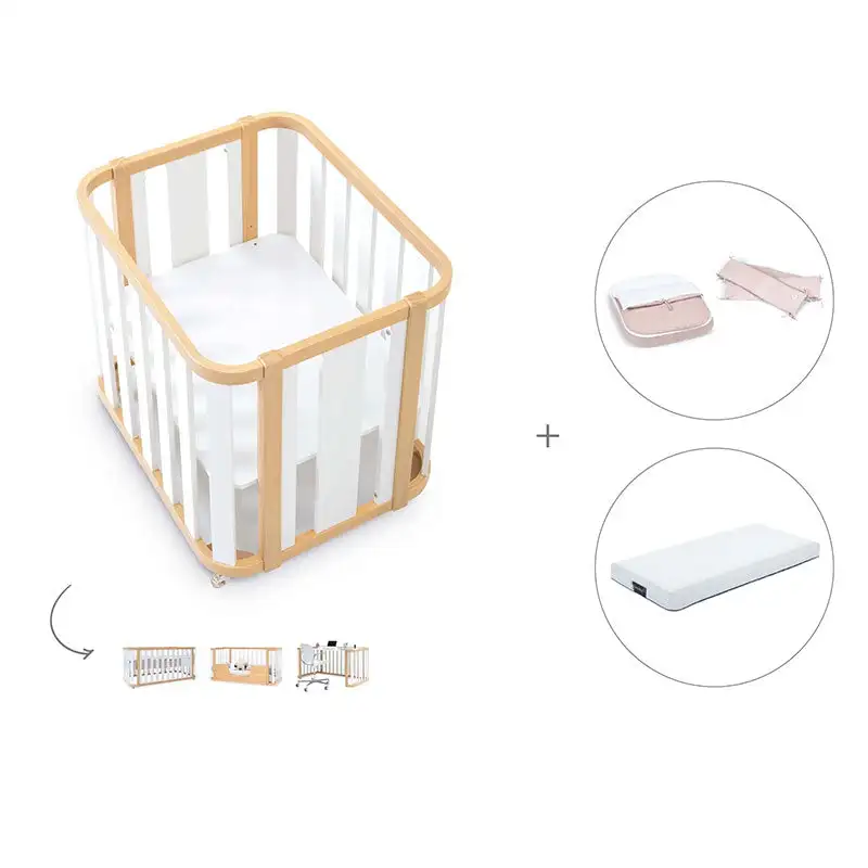 Minicuna-Cuna-Cama-Decritory (4n1) Wood/White · Create Plus Tres · Alondra - Image 51