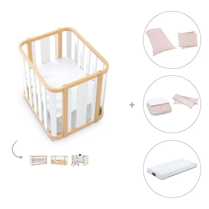 Minicuna-Cuna-Cama-Decritory (4n1) Wood/White · Create Plus Tres · Alondra - Image 52