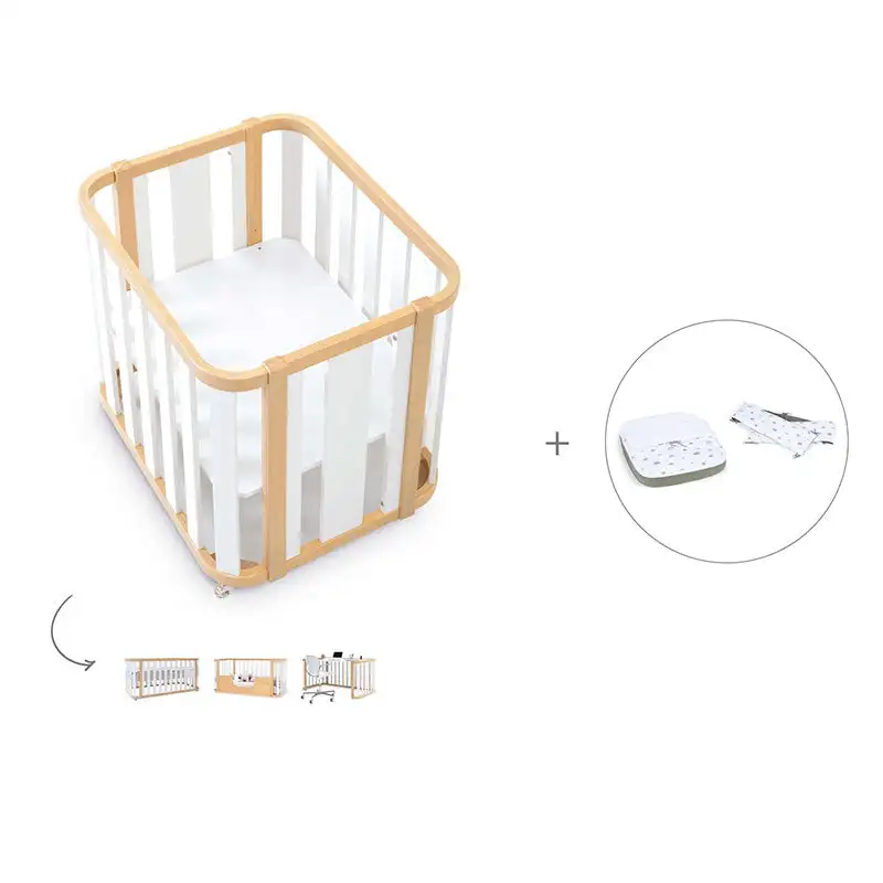 Minicuna-Cuna-Cama-Decritory (4n1) Wood/White · Create Plus Tres · Alondra - Image 58