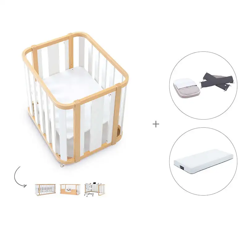 Minicuna-Cuna-Cama-Decritory (4n1) Wood/White · Create Plus Tres · Alondra - Image 63