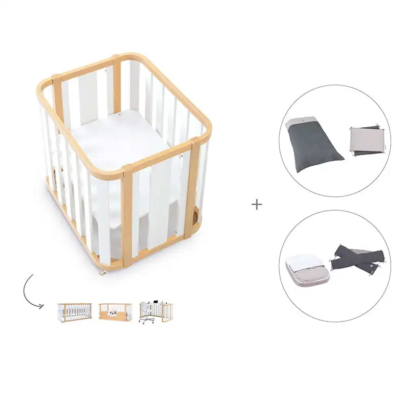 Minicuna-Cuna-Cama-Decritory (4n1) Wood/White · Create Plus Tres · Alondra - Image 65