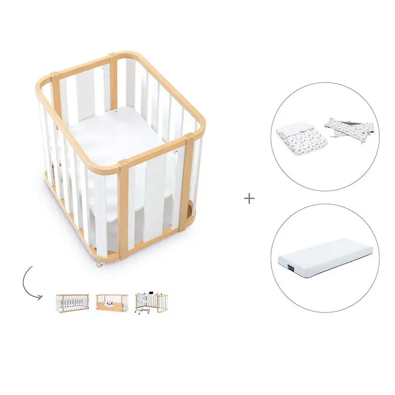 Minicuna-Cuna-Cama-Decritory (4n1) Wood/White · Create Plus Tres · Alondra - Image 67
