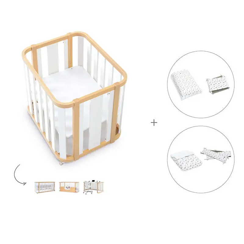 Minicuna-Cuna-Cama-Decritory (4n1) Wood/White · Create Plus Tres · Alondra - Image 69