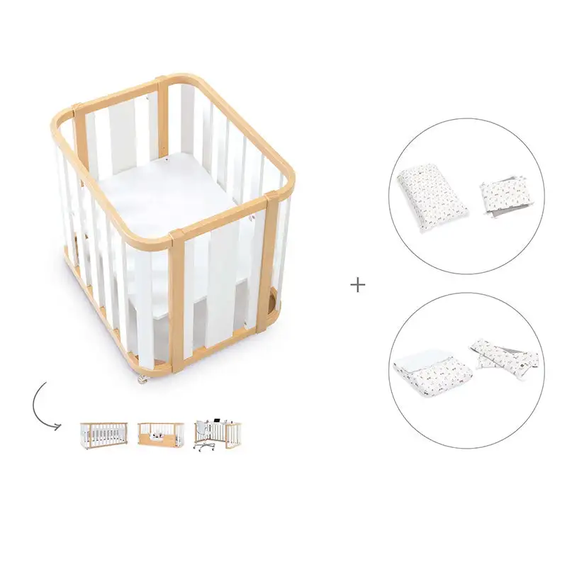 Minicuna-Cuna-Cama-Decritory (4n1) Wood/White · Create Plus Tres · Alondra - Image 73