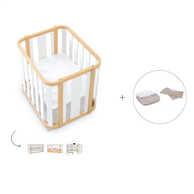 Minicuna-Cuna-Cama-Decritory (4n1) Wood/White · Create Plus Tres · Alondra - Image 74