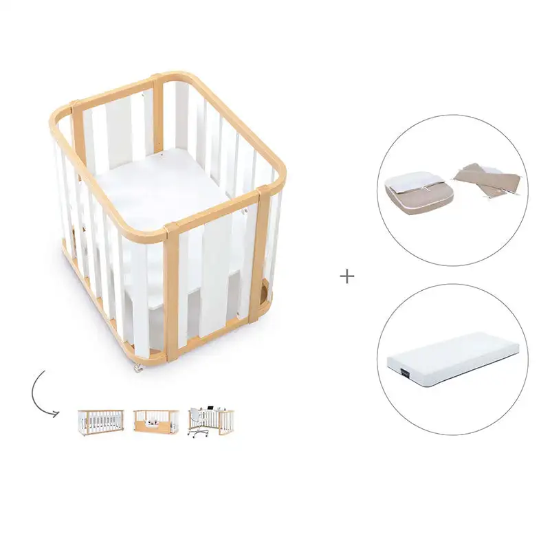 Minicuna-Cuna-Cama-Decritory (4n1) Wood/White · Create Plus Tres · Alondra - Image 75
