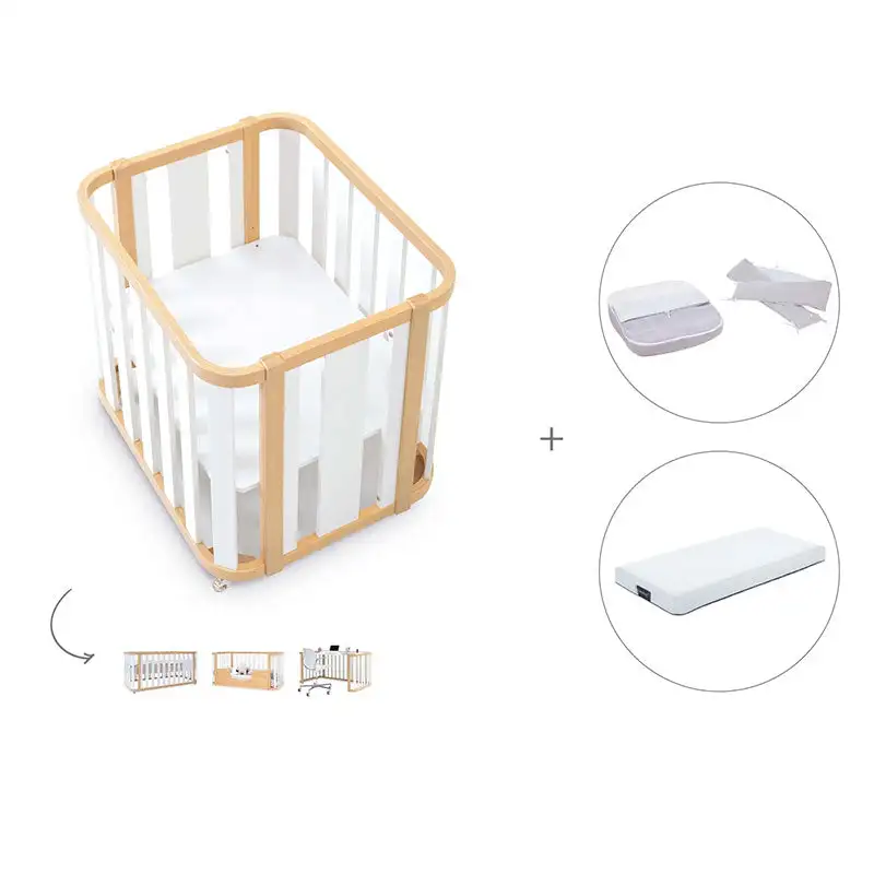 Minicuna-Cuna-Cama-Decritory (4n1) Wood/White · Create Plus Tres · Alondra - Image 79
