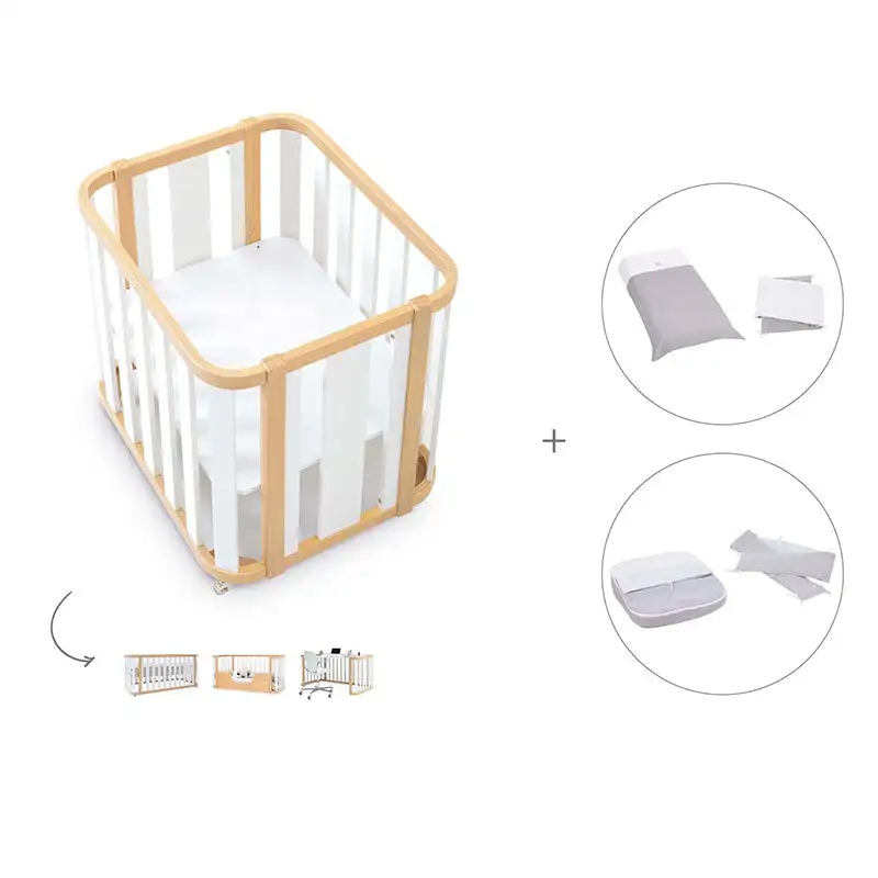 Minicuna-Cuna-Cama-Decritory (4n1) Wood/White · Create Plus Tres · Alondra - Image 81