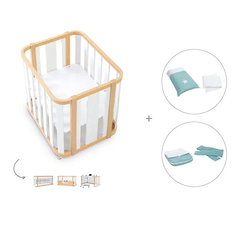 Minicuna-Cuna-Cama-Decritory (4n1) Wood/White · Create Plus Tres · Alondra - Image 85