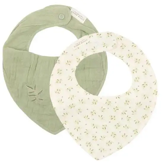 Pack 2 Babero bandana de muselina Little Dutch - Imagen 4