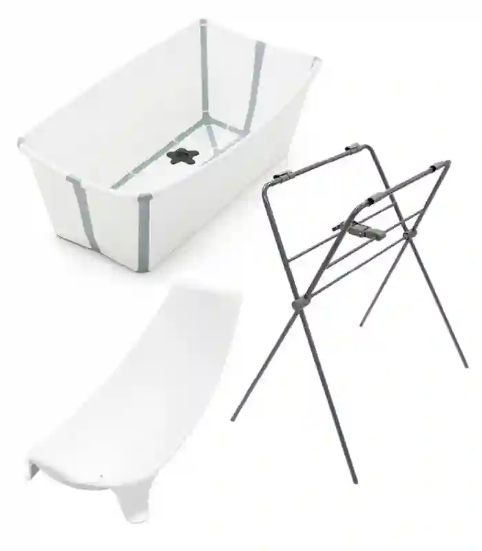 Pack bañera plegable flexi bath Stokke + soporte + asiento
