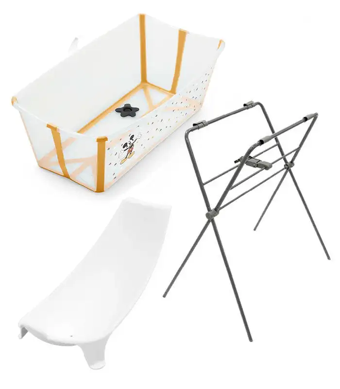 Pack bañera plegable flexi bath Stokke + soporte + asiento - Imagen 5