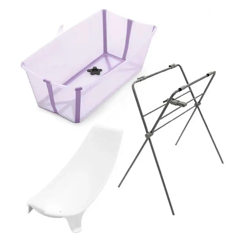 Pack bañera plegable flexi bath Stokke + soporte + asiento - Imagen 6