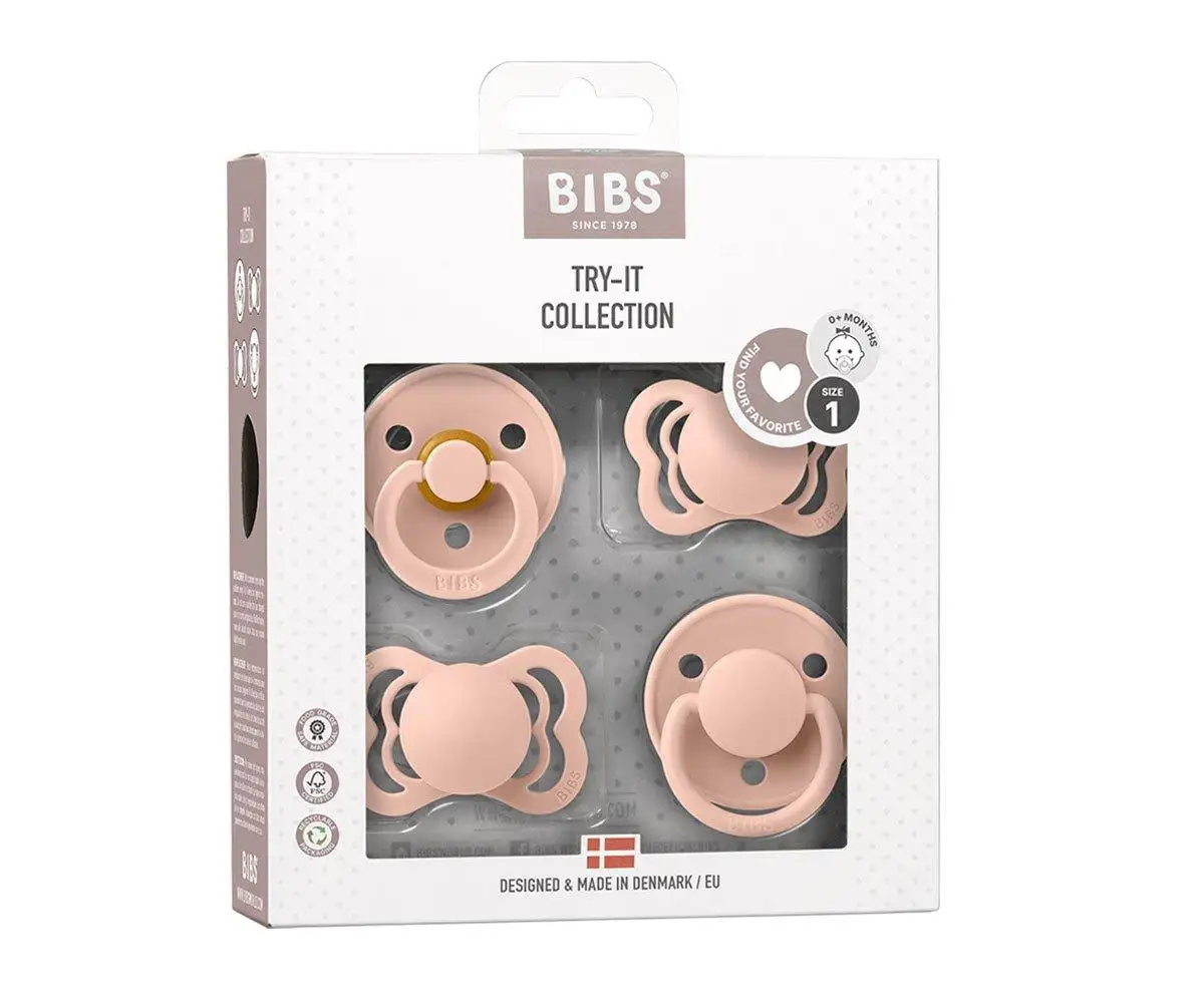Pack Chupetes Bab Prueba It Ivory Blush