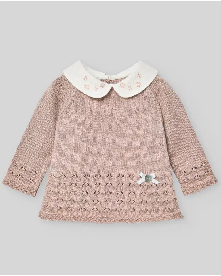 Pack Polaina + Jubon girl c/ embroidery neck "will be" - Image 2