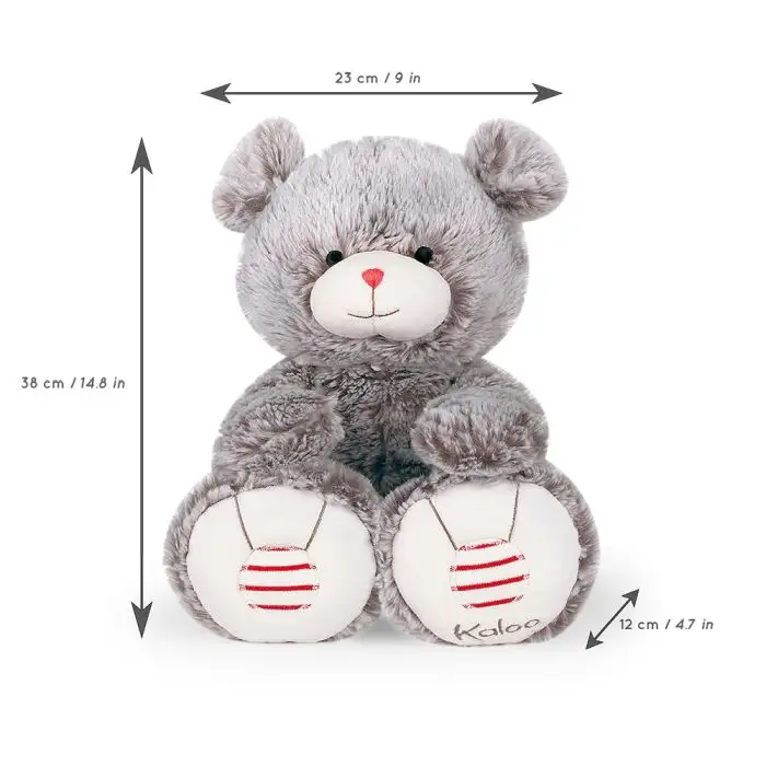 Plush oso de plush prestigious gris 38 cm Kaloo - Image 3