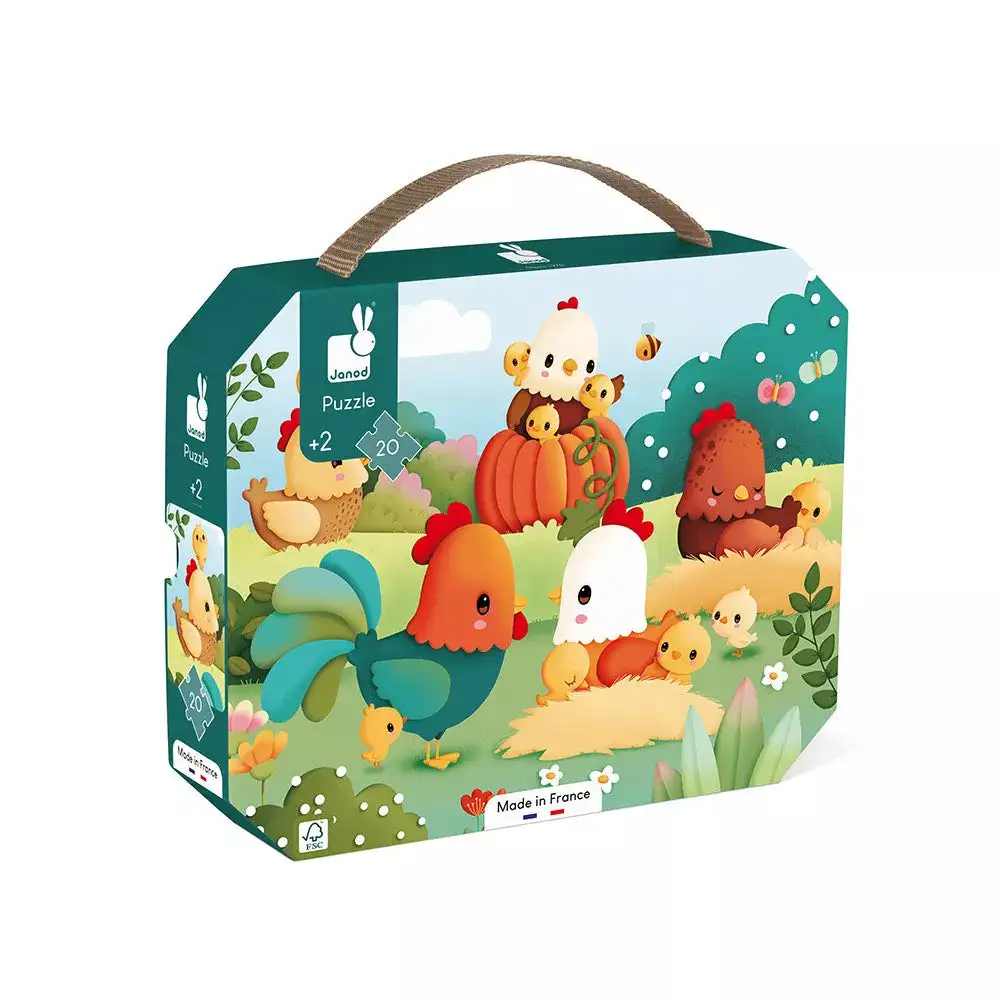Puzzle bienvenidos al corral 20 piezas Janod