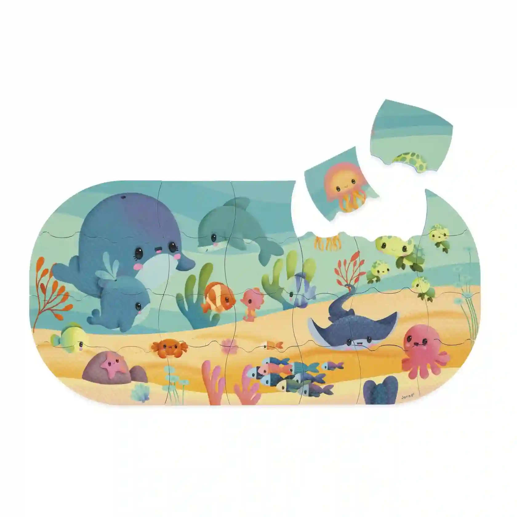 Puzzle de baño en el océano Janod