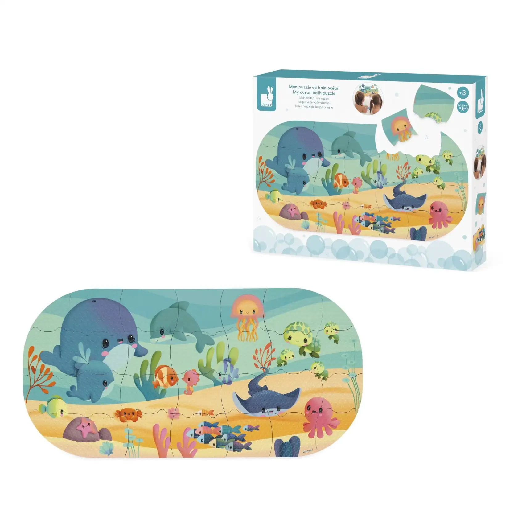 Puzzle de baño en el océano Janod - Imagen 6
