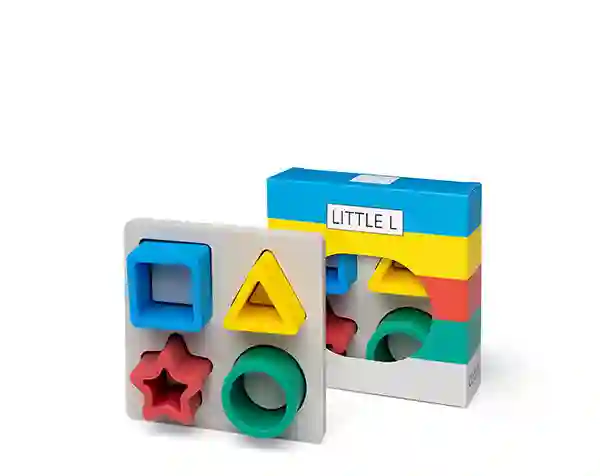 GEOMETRIC PUZZLE BRIGHT COLORS LITTLE L
