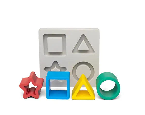 GEOMETRIC PUZZLE BRIGHT COLORS LITTLE L - Image 2