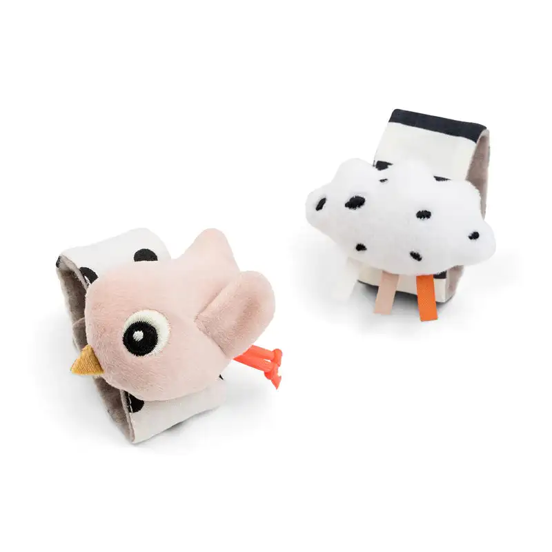 Set of 2 doll rattle Happy Cloud Done By Deer - Image 3