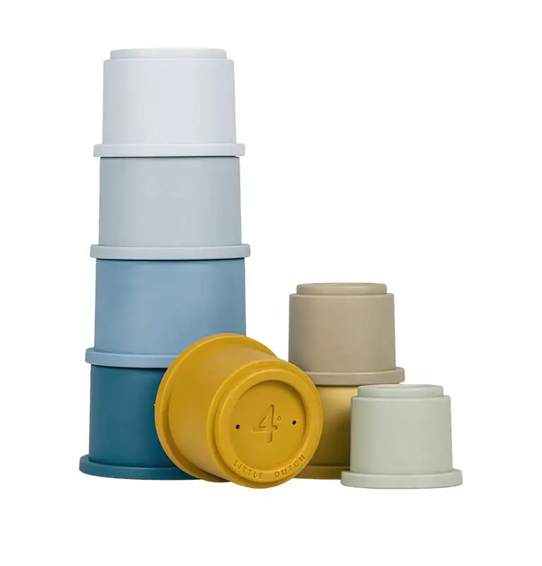 Leatle Dutch colored stackable vessels