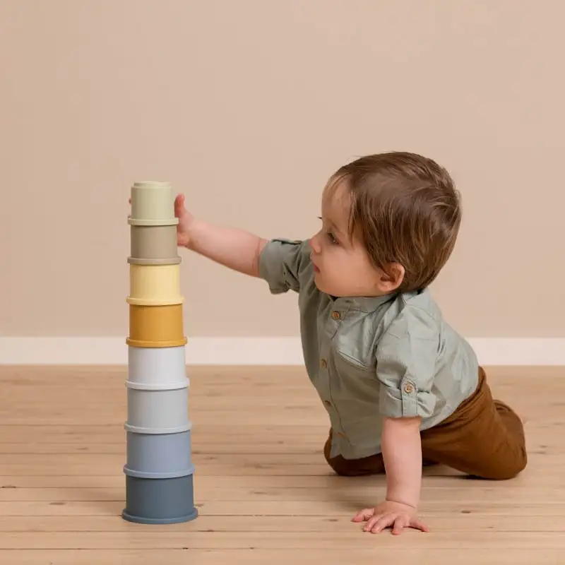 Leatle Dutch colored stackable vessels - Image 2