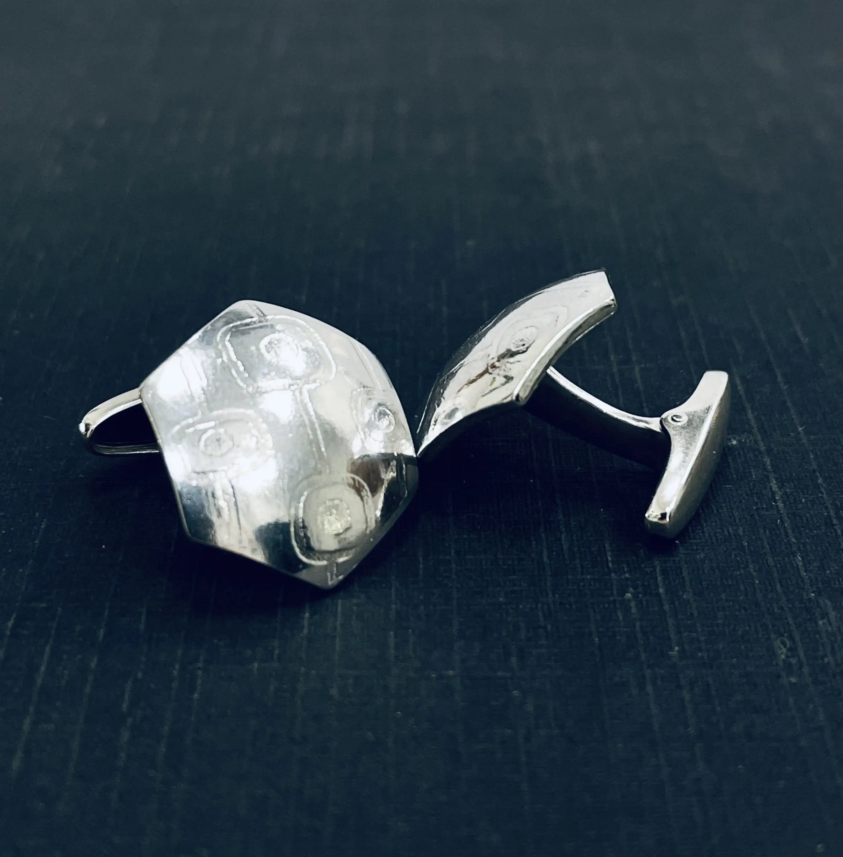 Grabados | Gemelos de Plata Hexagonales
