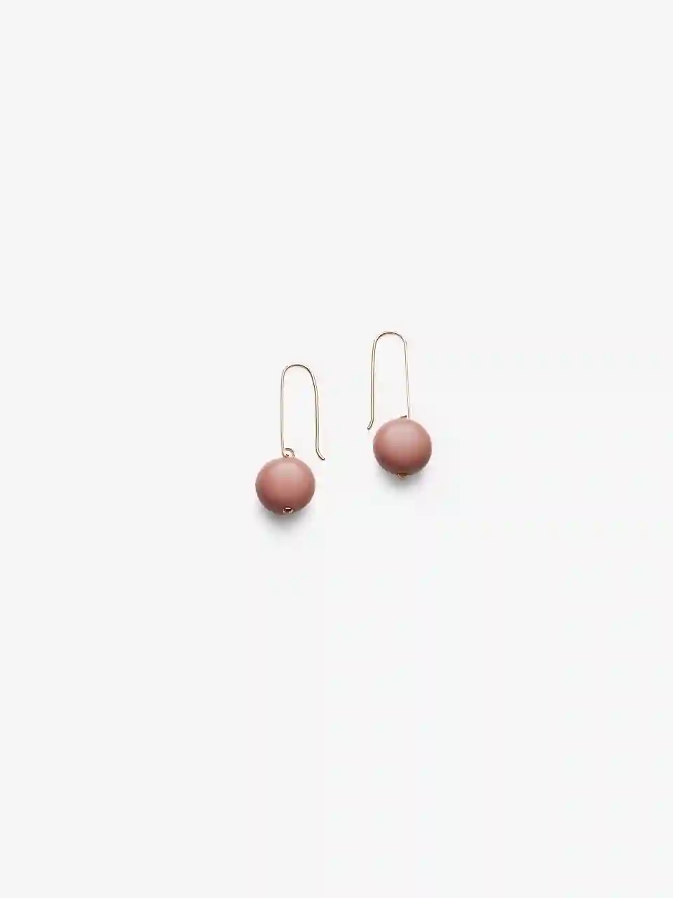 Pendientes Polvo Drop - Durazno